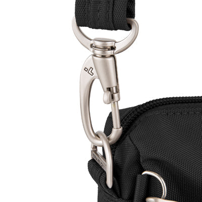 Travelon Classic Crossbody geantă peste umăr anti-furt, neagră