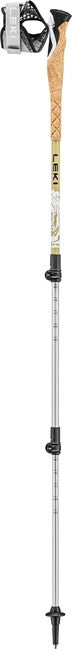 LEKI Cross Trail TA bețe de trekking, albe-maro auriu-negru, 100 - 135 cm