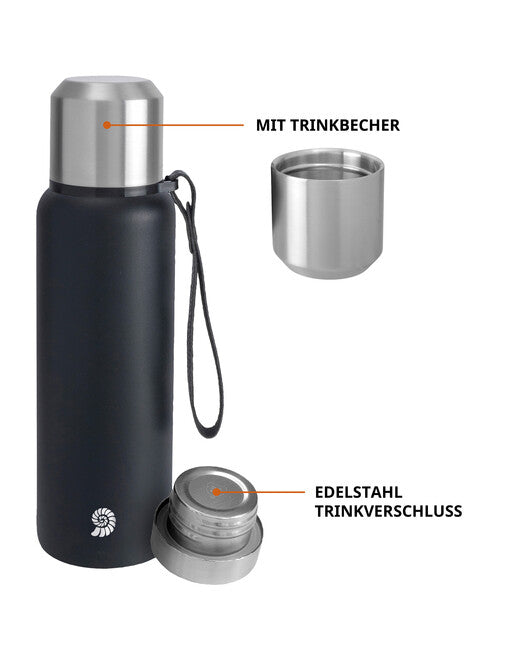 Origin Outdoors PureSteel termos vid 0,5 l, negru