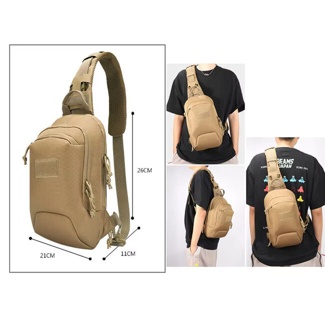 DRAGOWA TACTICAL Mike rucsac cu o singură bretea, de camuflaj