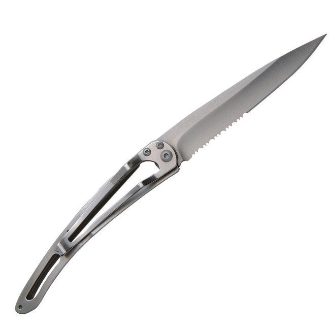 Deejo Serration briceag titan carbon