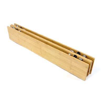 BasicNature Bamboo masă pliabilă 100 x 65 cm