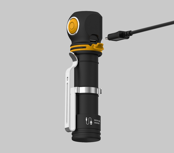 ArmyTek Elf C2 LED lanternă de mână alb rece, alimentară din acumulator, 1100 lm, 4800 h, 65 g