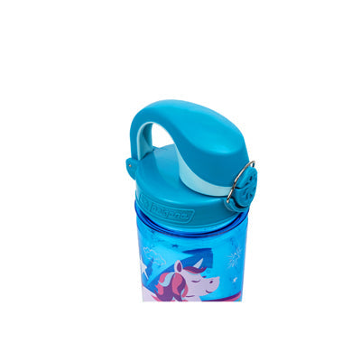 Nalgene Grip-n-Gulp Sustain sticlă de apă pentru copii 0,35 L, blue unicorn