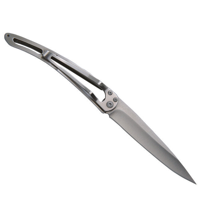 Deejo Serration briceag Carbon fiber Polynesian