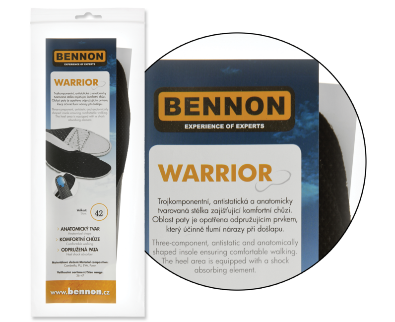 BENNON WARRIOR branțuri anatomice pentru pantofi