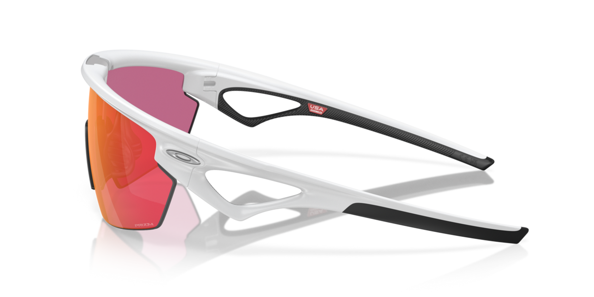Oakley SPHAERA ochelari de soare cu ramă Matte White și lentile Prizm Field 36