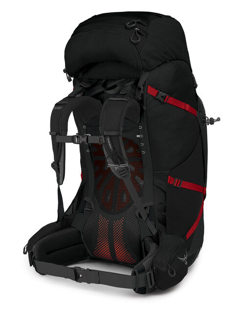OSPREY AETHER PLUS 100 rucsac de trekking, negru