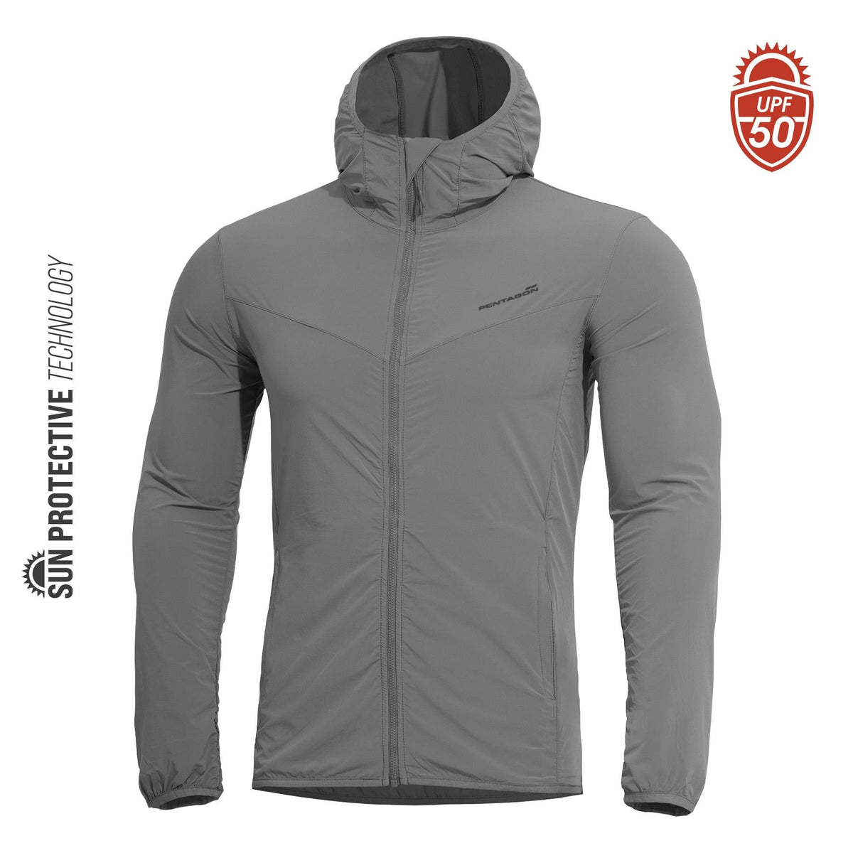 Pentagon Helios Sun SPF +50 geacă, Cinder Grey