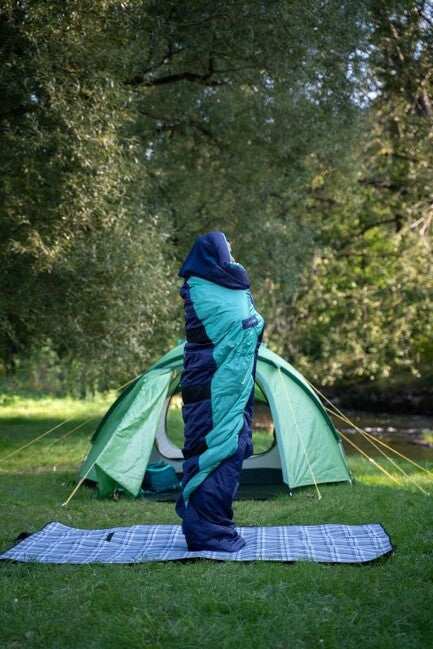HUSKY sac de dormit iarnă sintetic Emotion -20, albastru/mentol