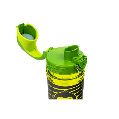 Nalgene Grip-n-Gulp Sustain sticlă de apă pentru copii, green monkey, 0,35 L