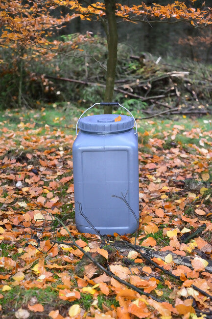 BasicNature recipient pătrat pentru lichide cu gât larg, gri, 30 l