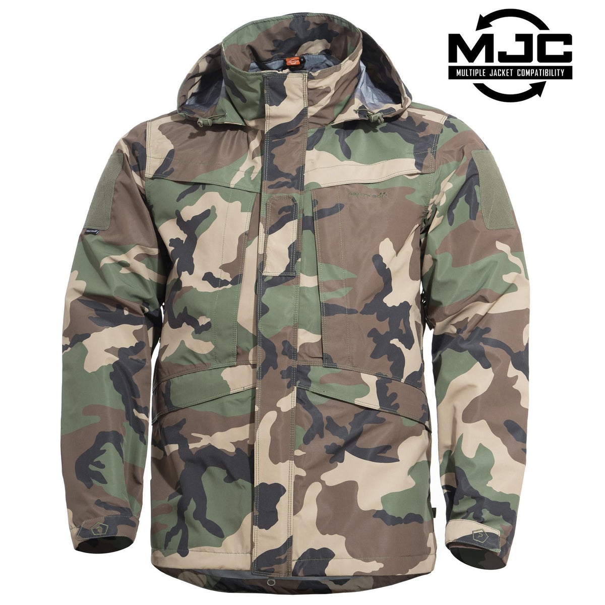 Pentagon Hurricane geacă de iarnă pentru bărbați, camo woodland