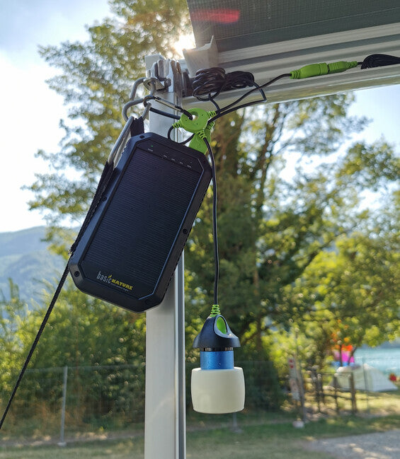 Origin Outdoors Connectable lampă LED, albastră, 200 lumeni, alb cald
