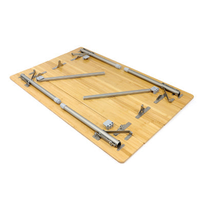 BasicNature Bamboo masă pliabilă 100 x 65 cm