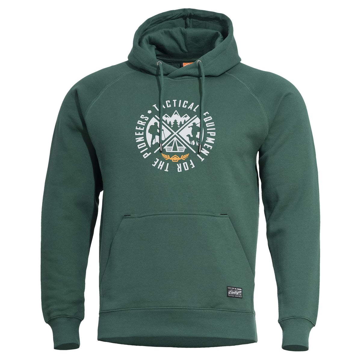 Pentagon Phaeton Hood hanorac cu glugă pentru bărbați "Pioneers", SpringBok Green