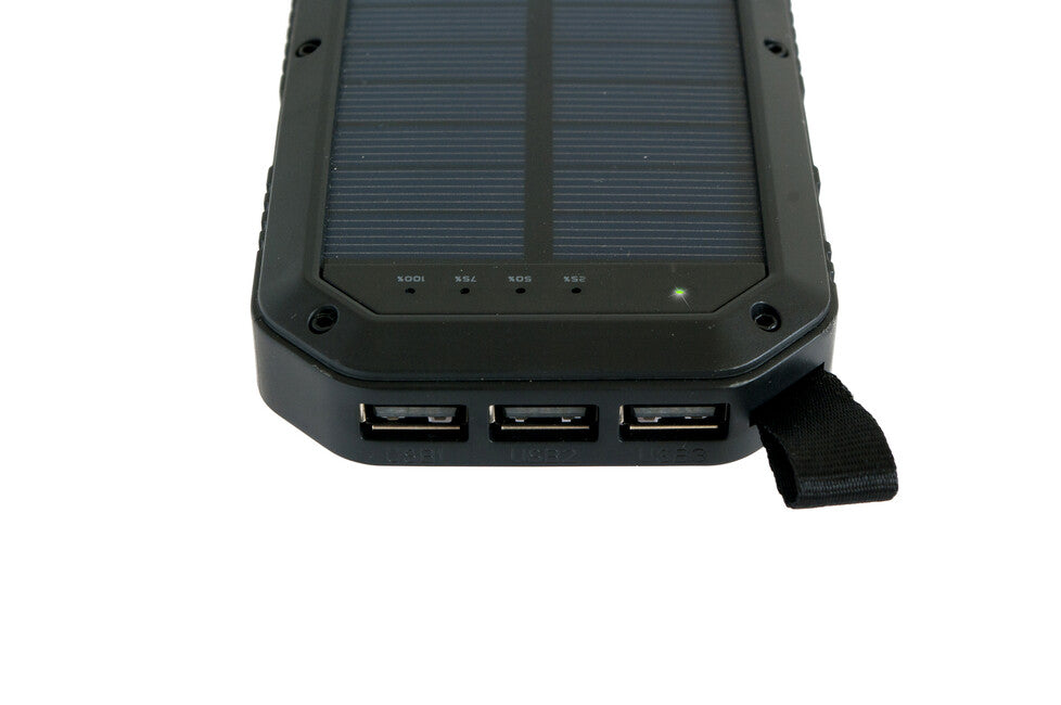 BasicNature powerbancă 8K cu încărcare solară și lumină LED, 8