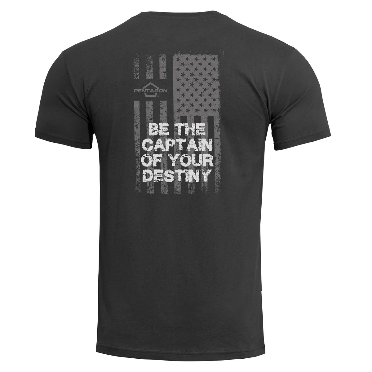 Pentagon American Flag tricou, negru