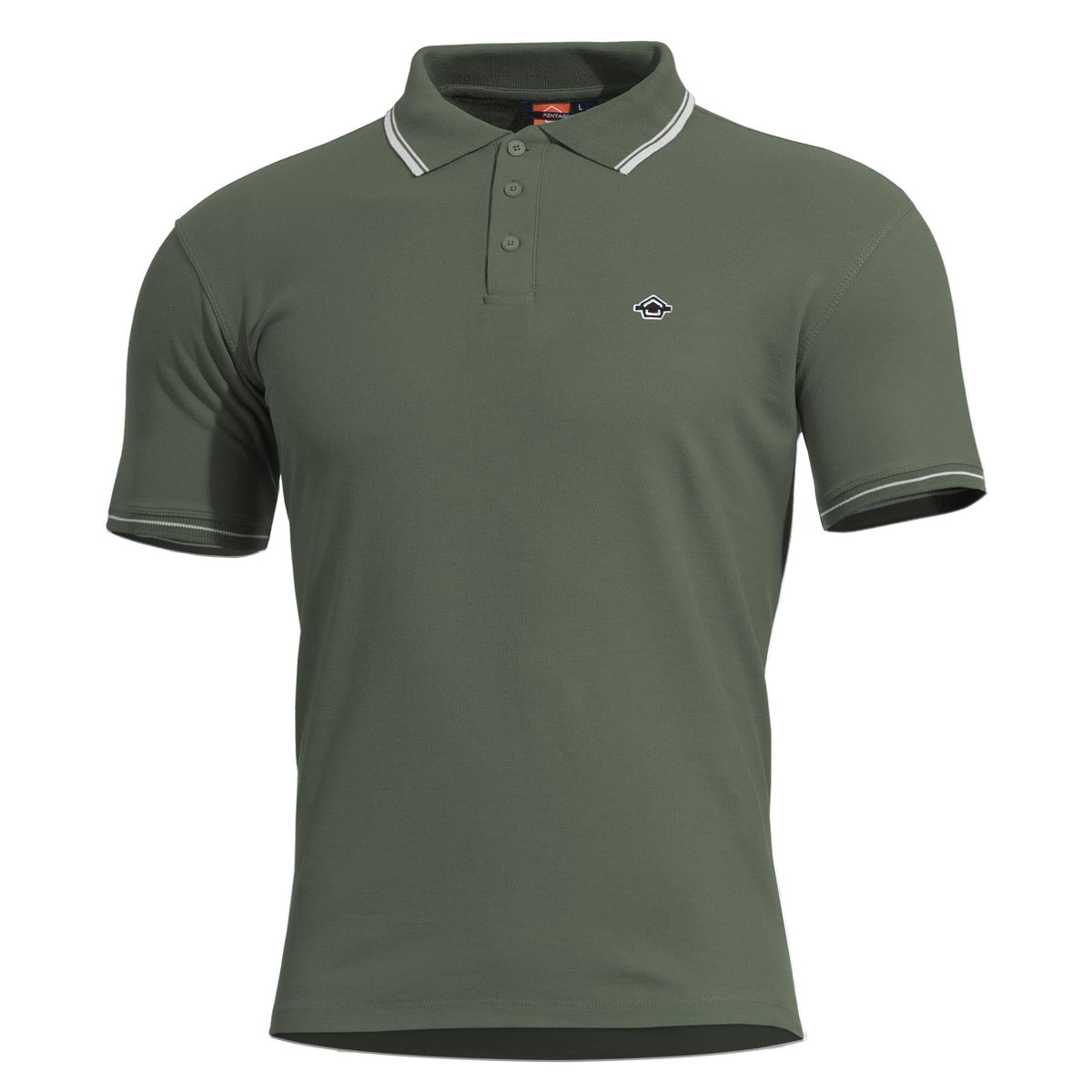 Pentagon Aniketos tricou polo, camo green