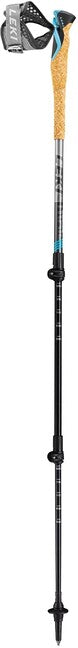 LEKI Cross Trail TA bețe de trekking, antracit închis-antracit deschis-albastru deschis, 100 - 135 cm
