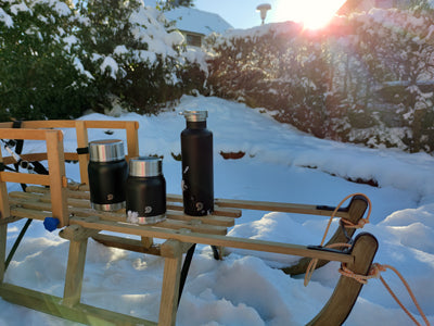 Origin Outdoors recipient termic din oțel inoxidabil, negru, 0.72L