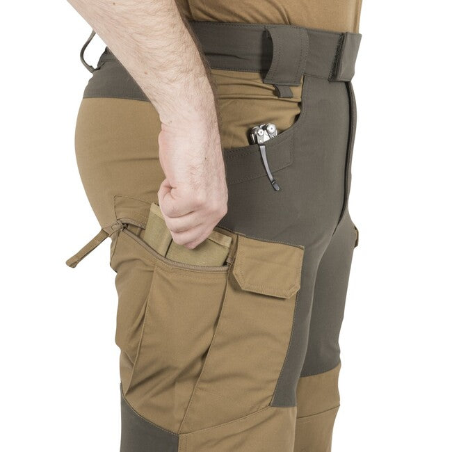 Helikon-Tex HYBRID OUTBACK pantaloni Dura Canvas DuraCanvas, Coyote
