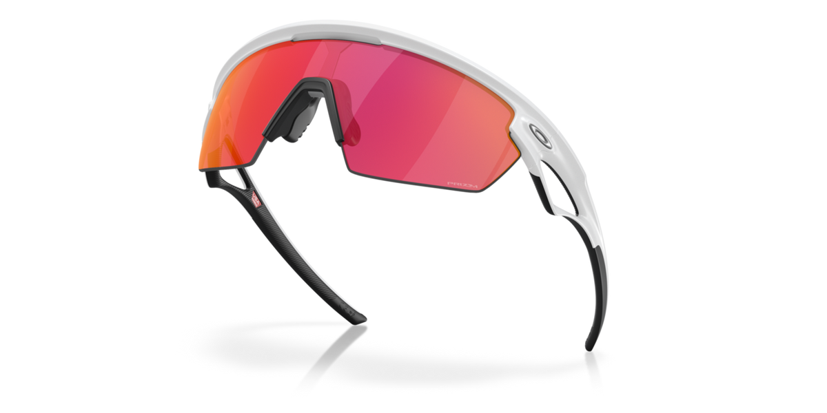 Oakley SPHAERA ochelari de soare cu ramă Matte White și lentile Prizm Field 36