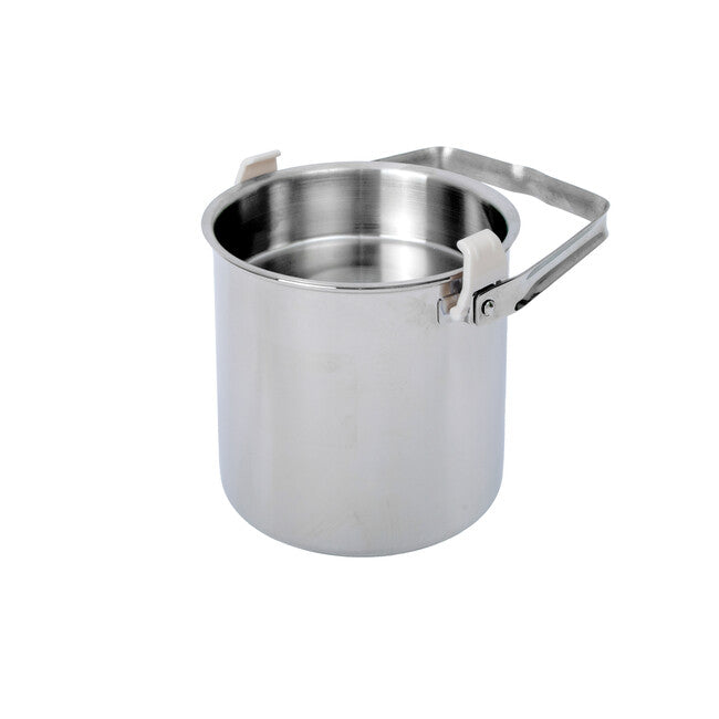 BasicNature Billy Can oală din oțel inoxidabil 2 l