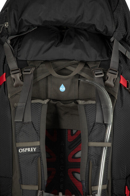 OSPREY AETHER PLUS 100 rucsac de trekking, negru