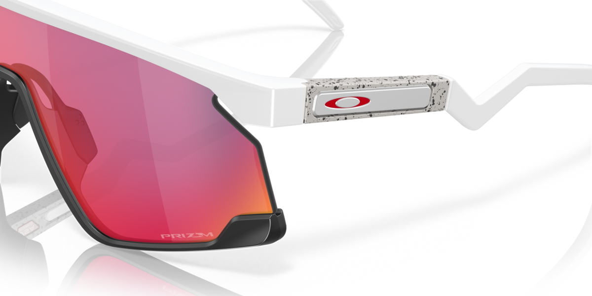 Oakley BXTR ochelari de soare cu ramă Matte White și lentile Prizm Road, 39