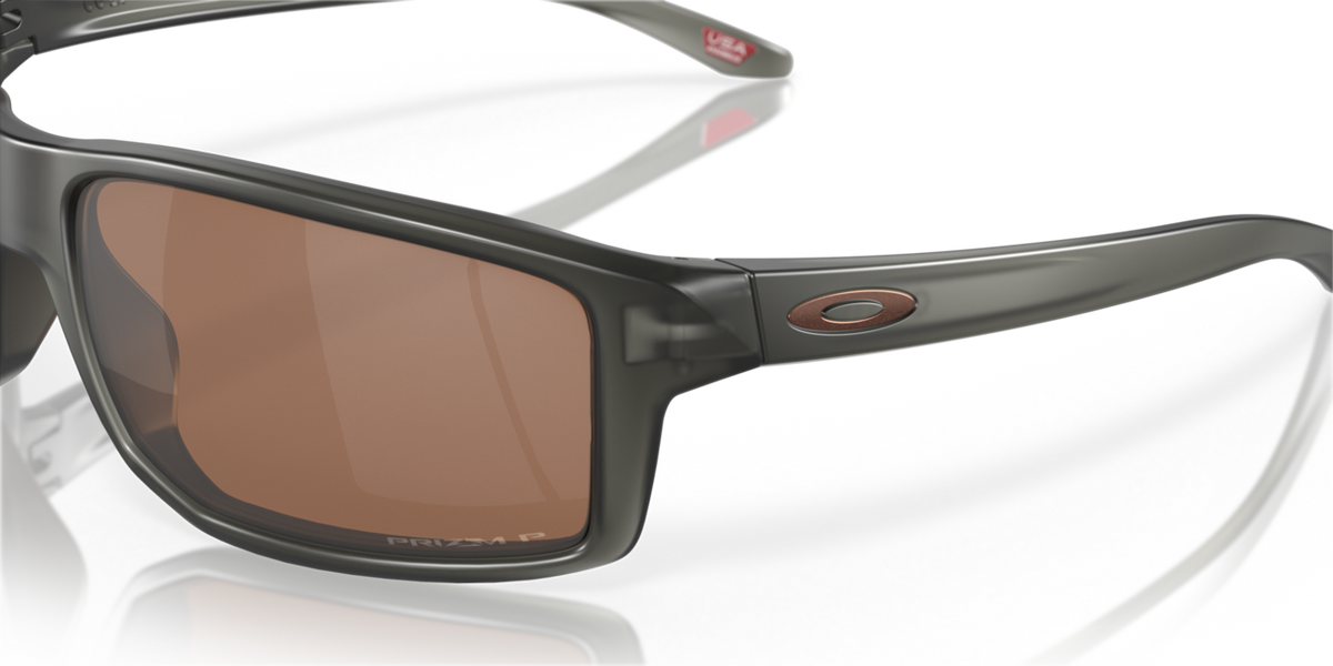 Oakley GIBSTON ochelari de soare cu ramă Matte Grey Smoke și lentile Prizm Tungsten Polarized, 61