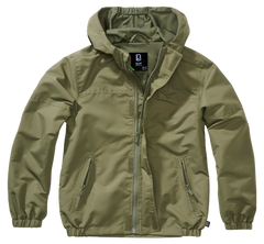 Brandit Summer Frontzip Windbreaker geacă pentru copii, oliv