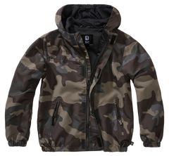 Brandit Summer Frontzip Windbreaker geacă pentru copii, darkcamo