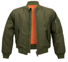 Brandit MA1 bomber pentru copii, oliv