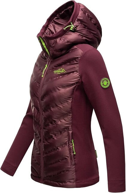 Navahoo NIMM MICH MIT geacă outdoor pentru femei, Aubergine