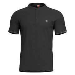 Pentagon Levantes Henley Stripes tricou, negru