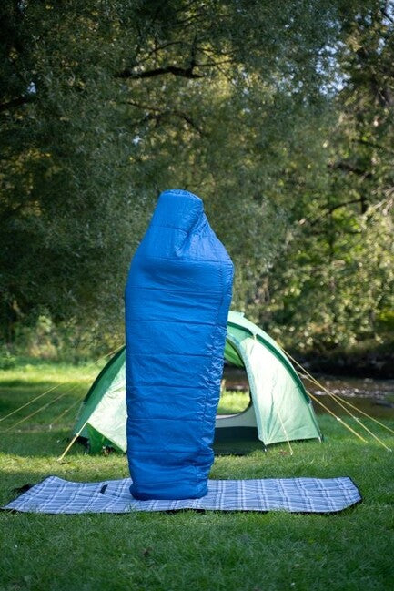 HUSKY Plus sac de dormit sintetic trei sezoane extins -10, albastru