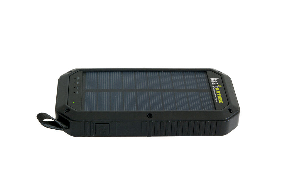BasicNature powerbancă 8K cu încărcare solară și lumină LED, 8