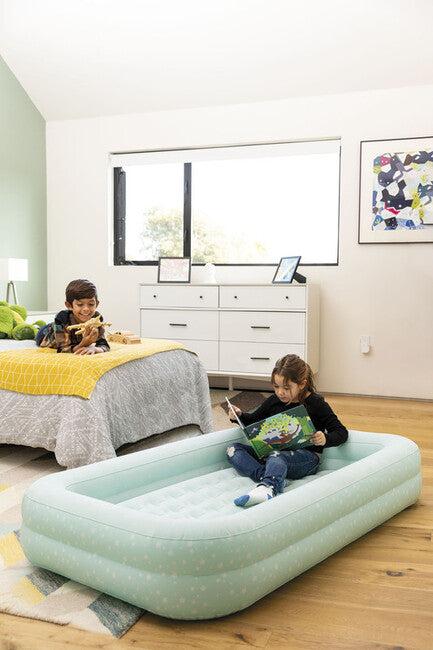 Intex Kidz Travel Bed Set pat gonflabil pentru copii cu pompă