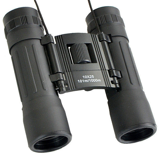 Mil-Tec binoclu pliabil 10x25, negru