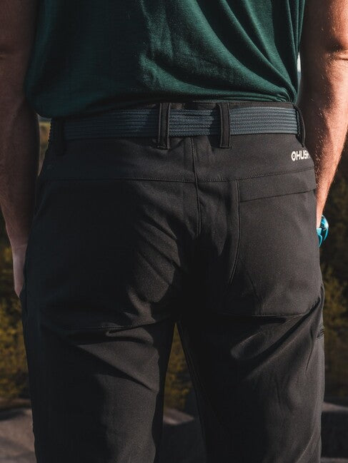 HUSKY Kavia pantaloni softshell pentru bărbați, negri