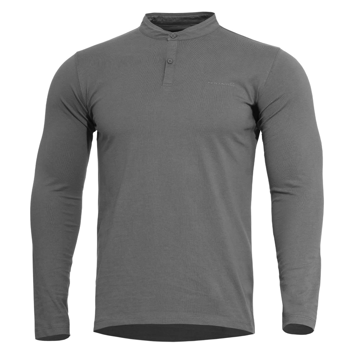 Pentagon Romeo Henley 2.0 tricou cu mânecă lungă, gri