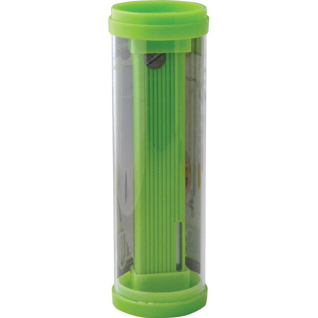 Baladeo ECO355 Papagayo briceag, lamă 7,5 cm, oțel 420, mâner TPE verde deschis
