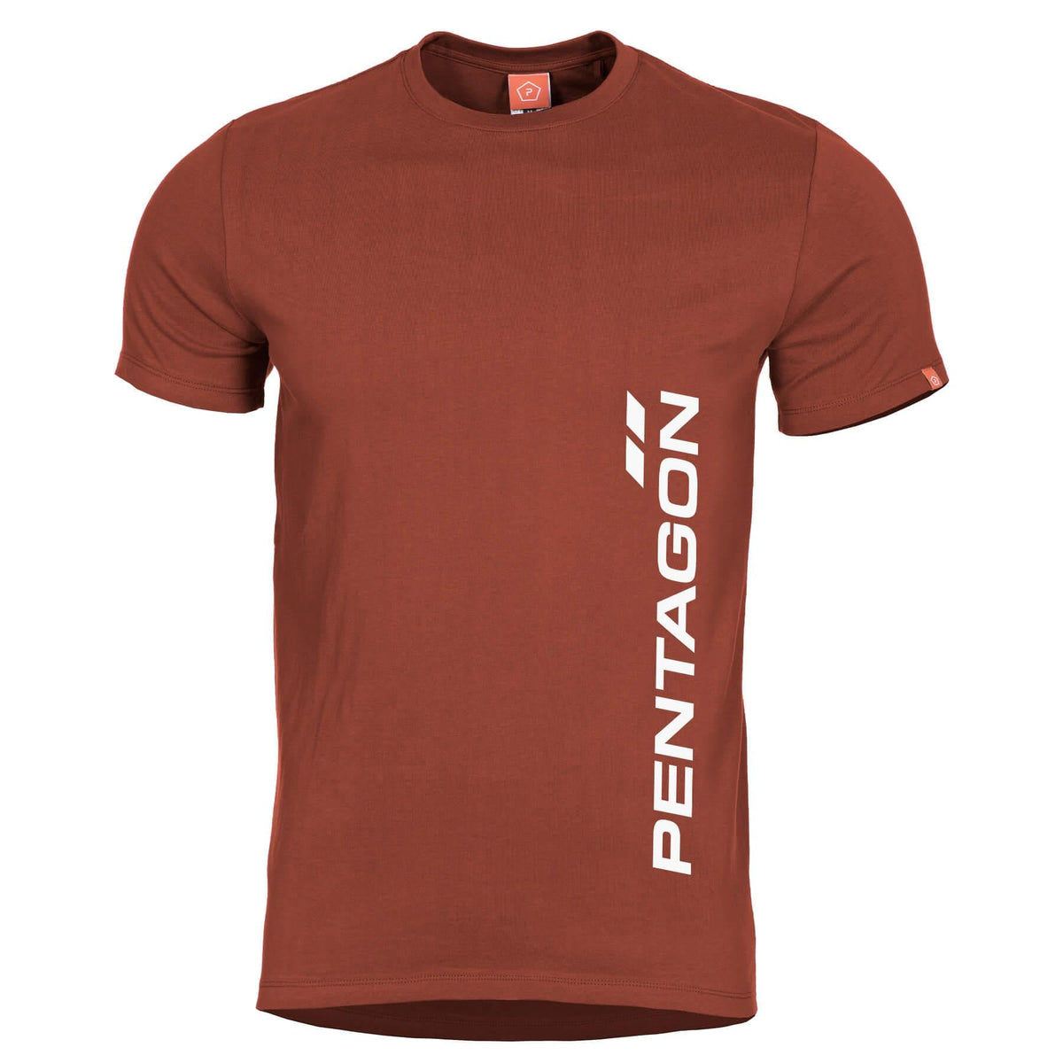 Pentagon Ageron Vertical tricou, maroon red