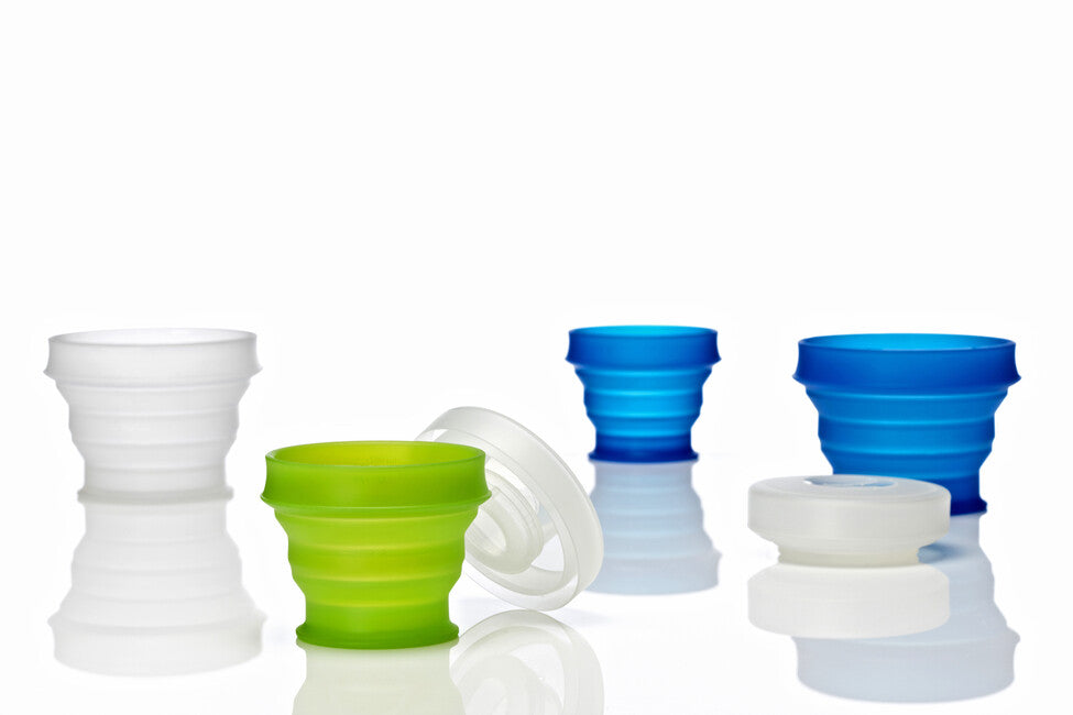 Humangear Go Cup pahar pliabil de călătorie igienizabil ambalabil GoCup, albastru, 118 ml