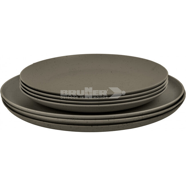 Brunner Lunch Box Pla Tierra set de tacâmuri de camping, maro