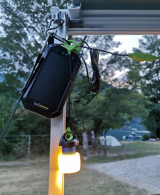 Origin Outdoors Connectable lampă LED, albastră, 200 lumeni, alb cald