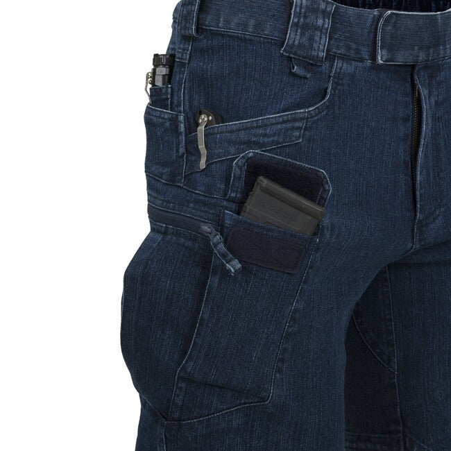 Helikon-Tex UTS pantaloni scurți tactici 11" Denim Stretch, Marine Blue