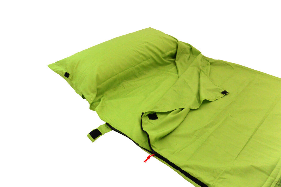 Origin Outdoors inserție dreptunghiulară pentru sac de dormit din microfibră, verde