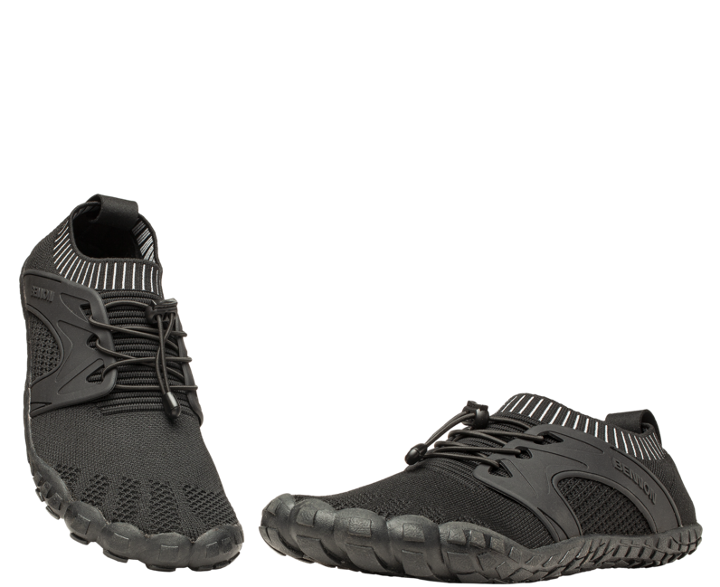 BENNON BOSKY pantofi barefoot, negri